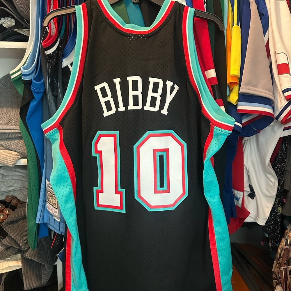Mike Bibby Vancouver Grizzlies Mitchell & Ness Jersey Size XL